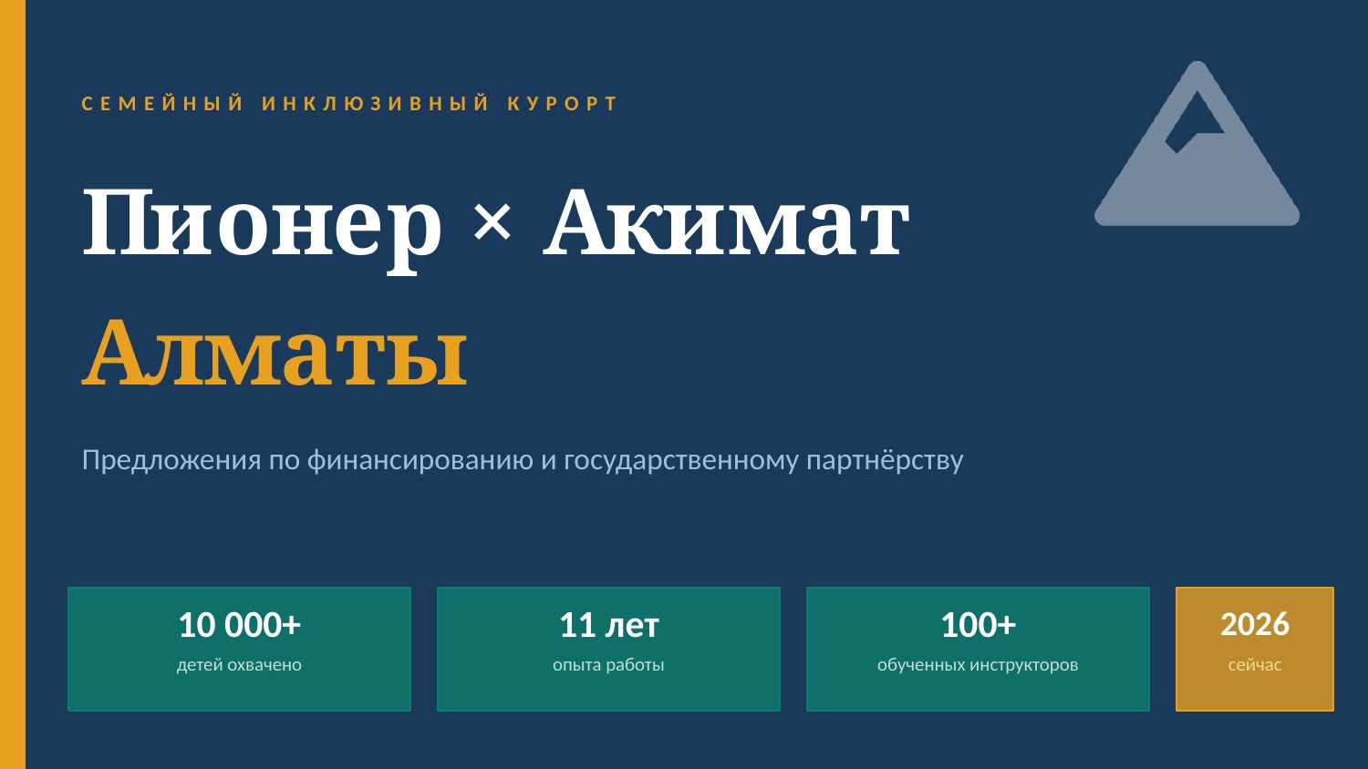 Pioneer × Akimat Almaty presentation for the Senate of Kazakhstan, May 12, 2026